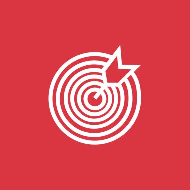 Yuvarlak hedef web simgesi
