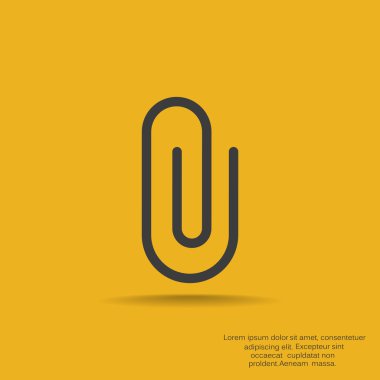 Basit klips web simgesi