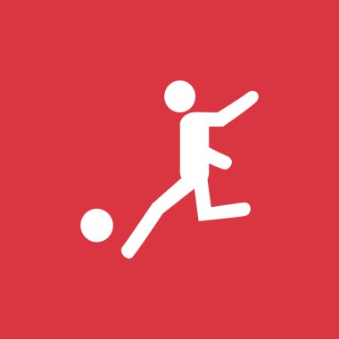 Futbol oyuncu siluet