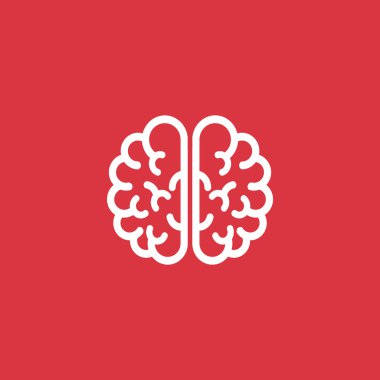 İnsan beyni web simgesi