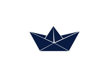 Kağıt gemi simpe web simgesi