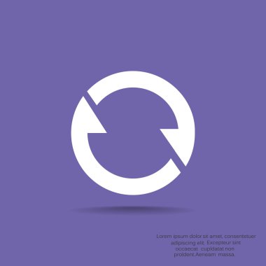 Oklar web simgesi olan daire