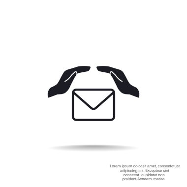 Zarf el web simgesi ile