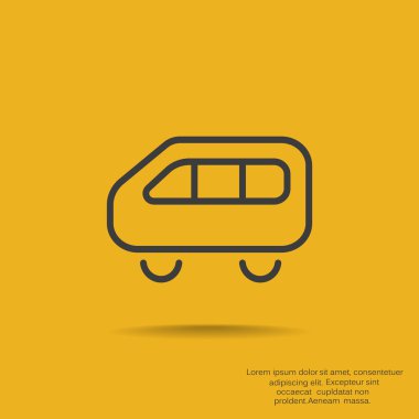 Basit veri yolu web simgesi