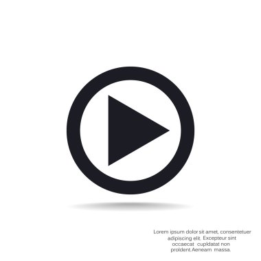 düğme web simgesi oynamak