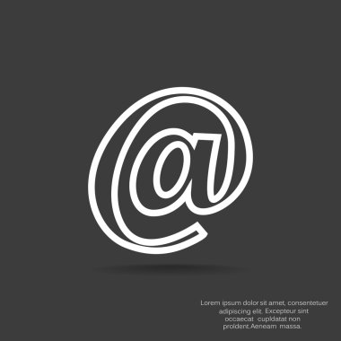 E-posta işareti web simgesi