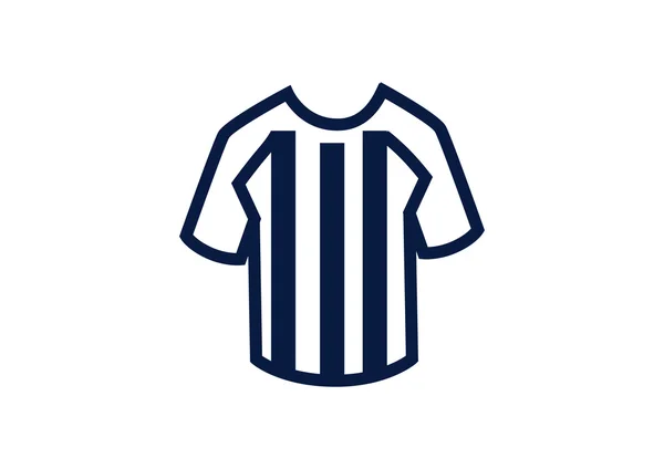 Piłka nożna T shirt sieci web ikonę — Wektor stockowy