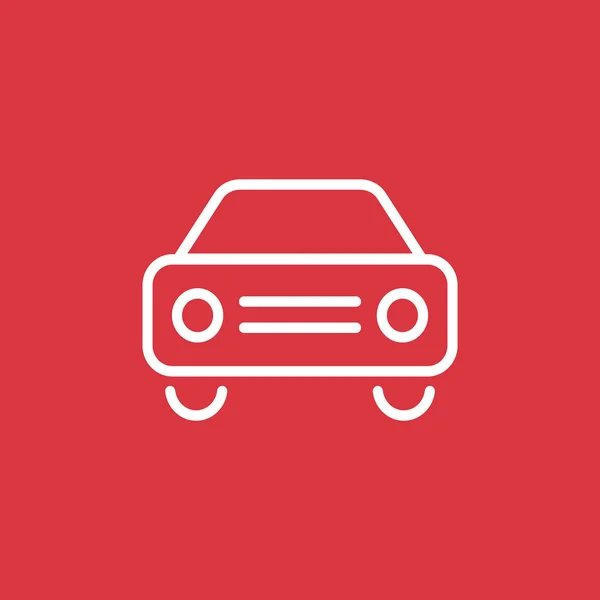 간단한 자동차 웹 아이콘 — 스톡 벡터
