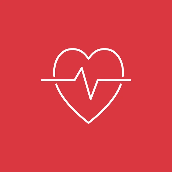 Символ кардіології проста іконка — стоковий вектор