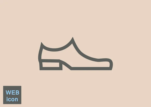 Icône web chaussures — Image vectorielle