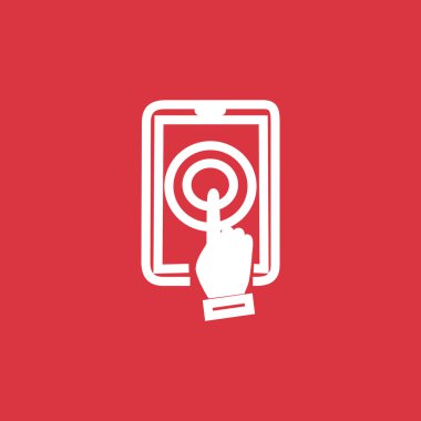 Dokunmatik akıllı telefon simgesi