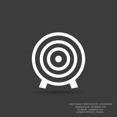 Yuvarlak hedef web simgesi