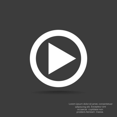 düğme web simgesi oynamak