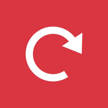 döndürme ok bir daire web simgesi