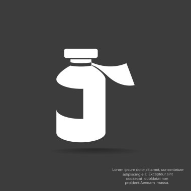Tıp şişe web simgesi 