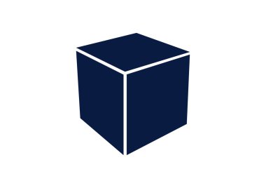 Basit küp web simgesi
