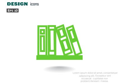 Kitap yığını simgesi