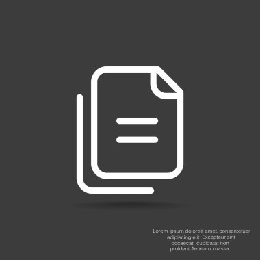 Dosyaları veya belgeleri web simgesi