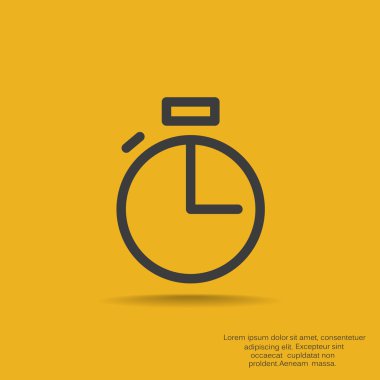 Basit kronometre web simgesi