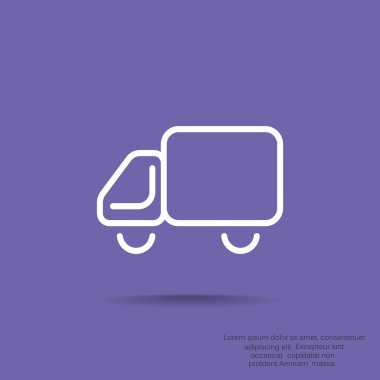 Basit kamyon web simgesi