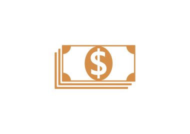 Dolar web simgesi yığını