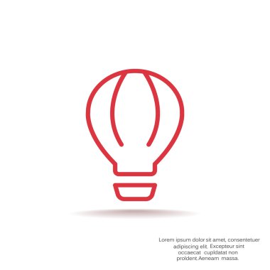 Balon aerostat web simgesi