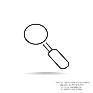 Basit büyüteç simgesini