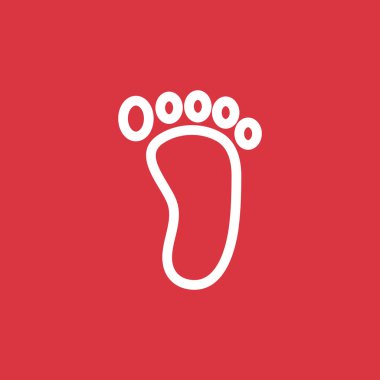 Çıplak çocuk ayak parça