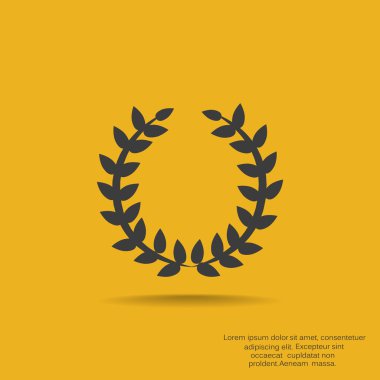 Kazanan çelenk simgesi