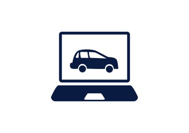 Dizüstü ekran araba ile