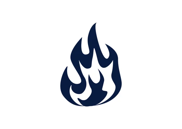 Fiamme di fuoco icona web — Vettoriale Stock