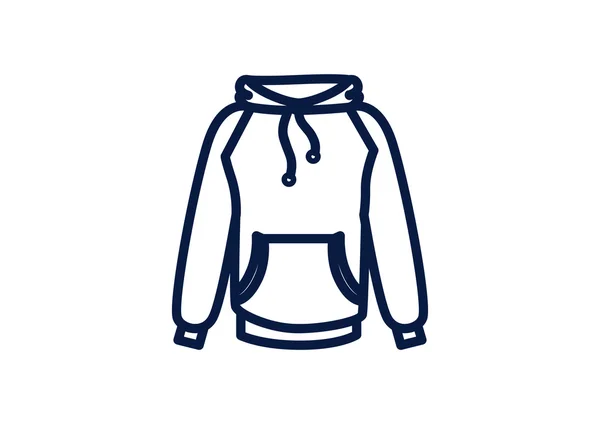 Ícone web hoodie — Vetor de Stock