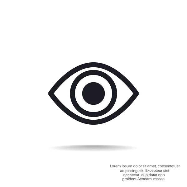 Ojo icono web — Vector de stock