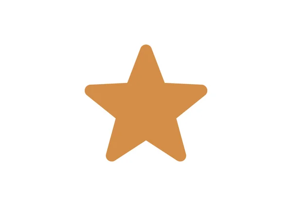 Einfaches Star-Web-Symbol — Stockvektor