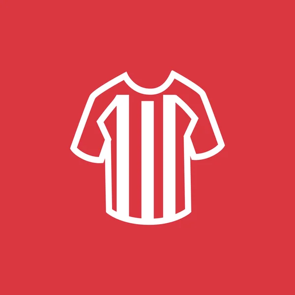 Futbol T gömlek web simgesi — Stok Vektör