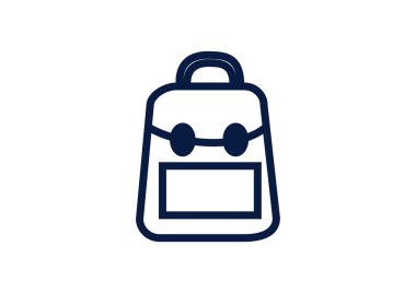 okul sırt çantası silüeti