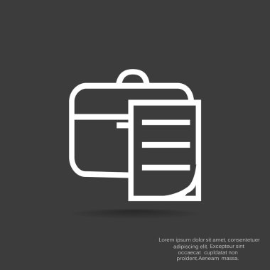 Basit Evrak Çantası'nı web simgesi