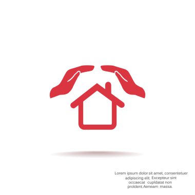 Koruma ve ev sigorta web simgesi