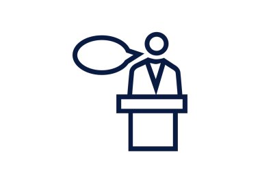 hoparlör simgesi silüeti