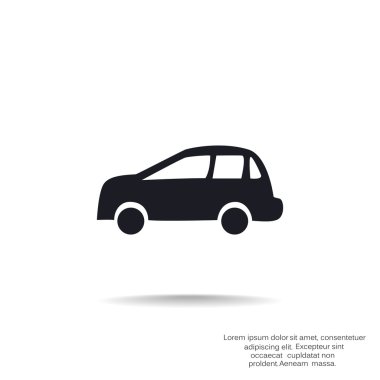 Basit araba web simgesi