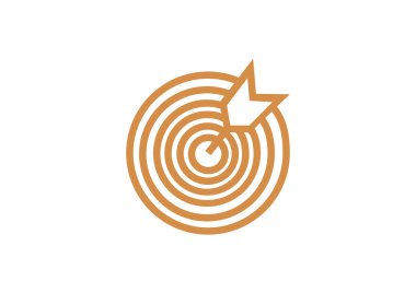 Yuvarlak hedef web simgesi