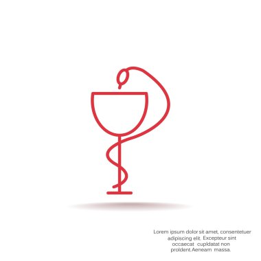 Yılan ve Kupası eczane simgesiyle