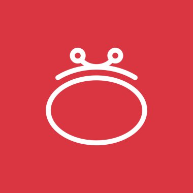 Basit cüzdan web simgesi