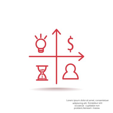 İş ile grafik simgesini simgeleri