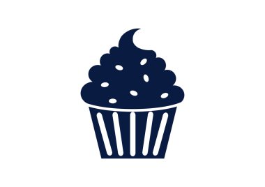 Cupcake tatlı web simgesi