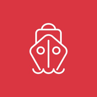 Basit römorkör web simgesi