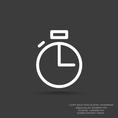 Basit kronometre web simgesi