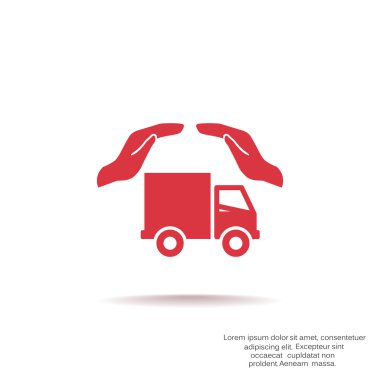 Kargo taşımacılığı sigorta web simgesi