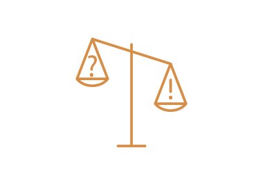 Adalet basit web simgesi ölçekleri