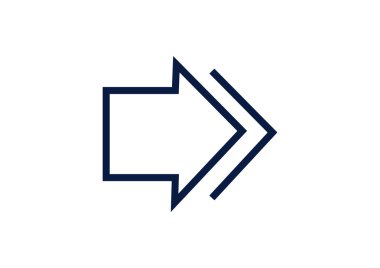 sağa işaret eden ok